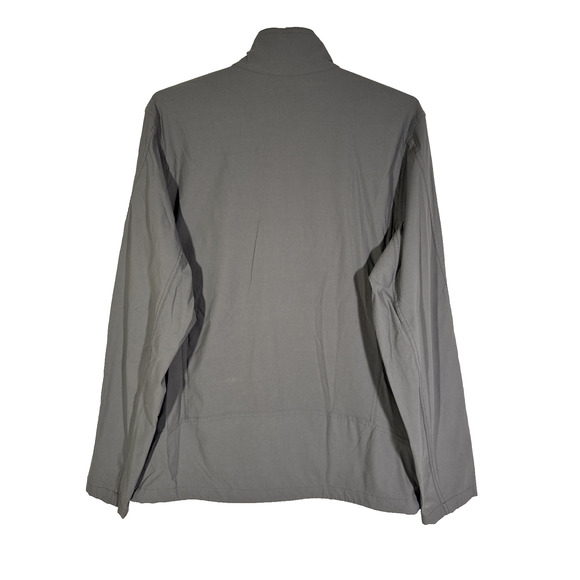 Eddie Bauer Mens M Stretch Travex Nylon Travel Jacket Lightweight Gray Outdoors - Picture 2 of 5